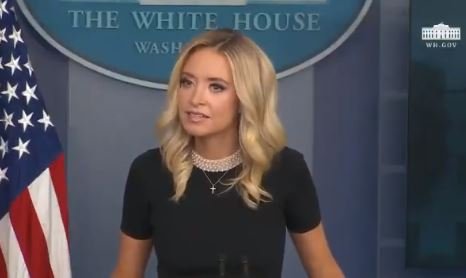 White House press secretary Kayleigh McEnany