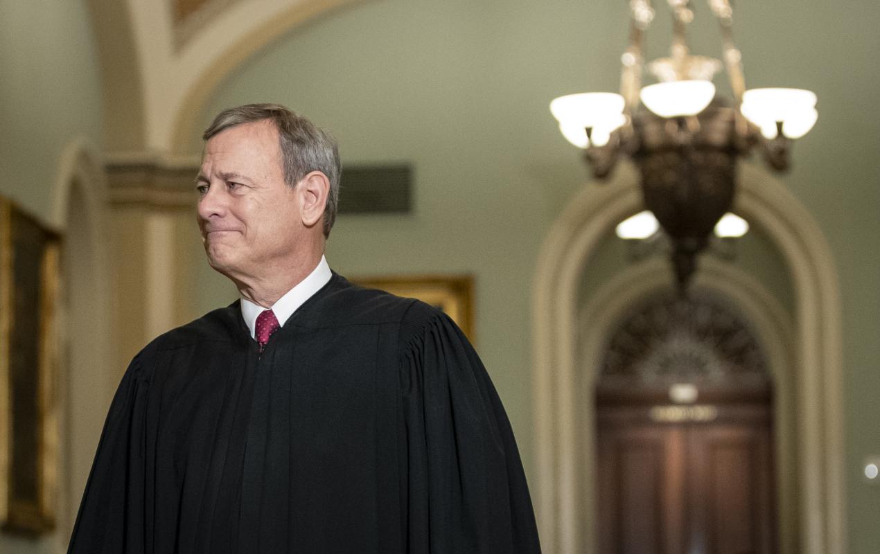 Justice John Roberts sided with the liberal justices leading to a 5 to 4 decision siding with the state of California