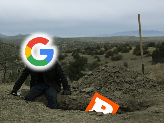 Google removing breitbart from search results